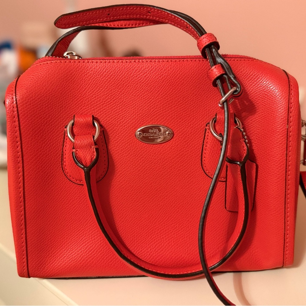 Coach Pebbled Leather Bag